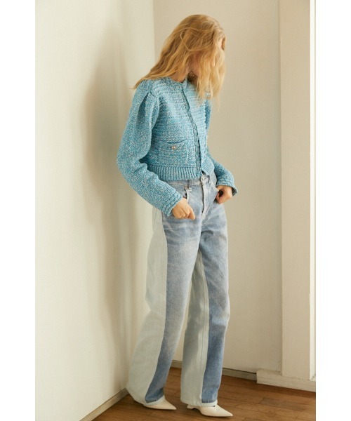 【既に完売！タグ付き】Estella.K Stardustカーディガン Estella.K カーディガン Camille Stardust Cardigan ビジューパール