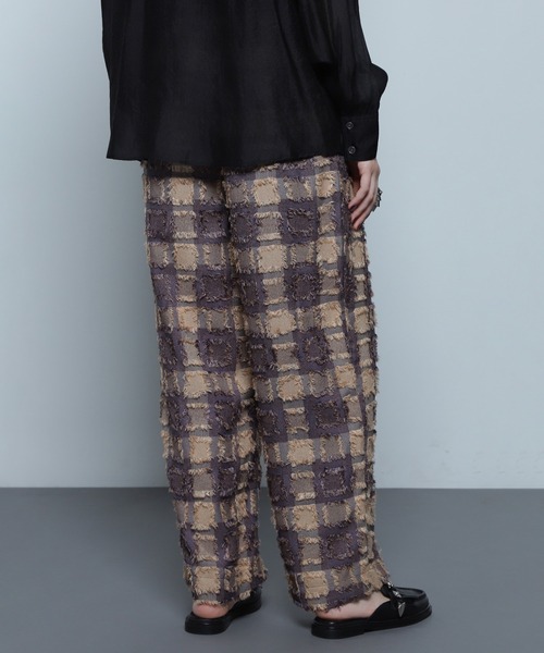 ROSE BUD パンツ CHECK EASY PANTS レディース : ZOZOTOWN Yahoo