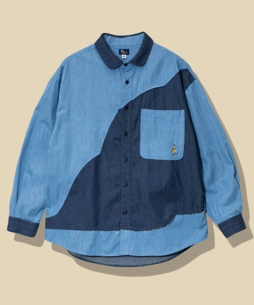 go slow caravan シャツ 色々グネグネシャツ メンズ レディース