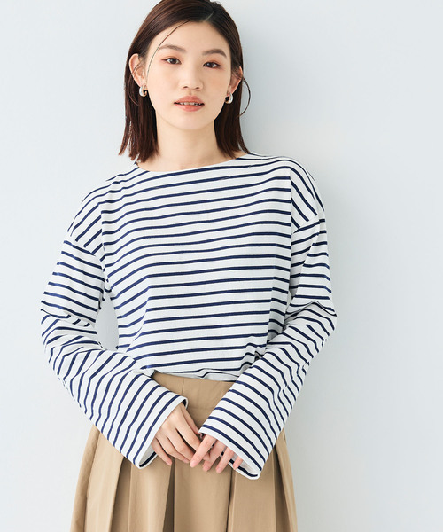 CROSS FUNCTION tシャツ エブ楽 オーガニックコットンボーダー