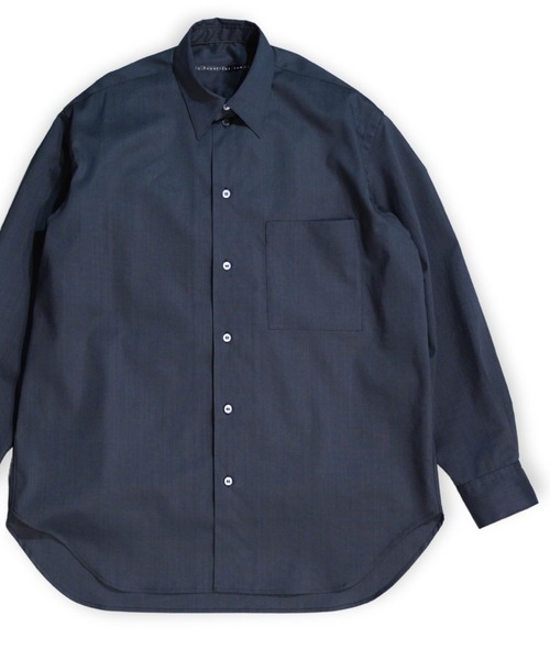 my beautiful landlet グレーオーバーサイズシャツ my beautiful landlet シャツ 「my landlet」COTTON TWEED