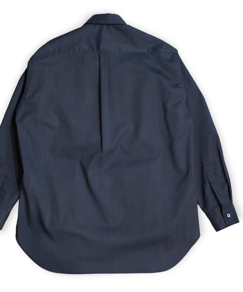 my beautiful landlet グレーオーバーサイズシャツ my beautiful landlet シャツ 「my landlet」COTTON TWEED