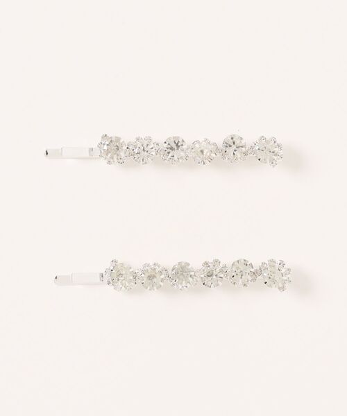 Port（ポート） ヘアピン 「 」 2個セット 韓国風 ビジュー ヘアピン