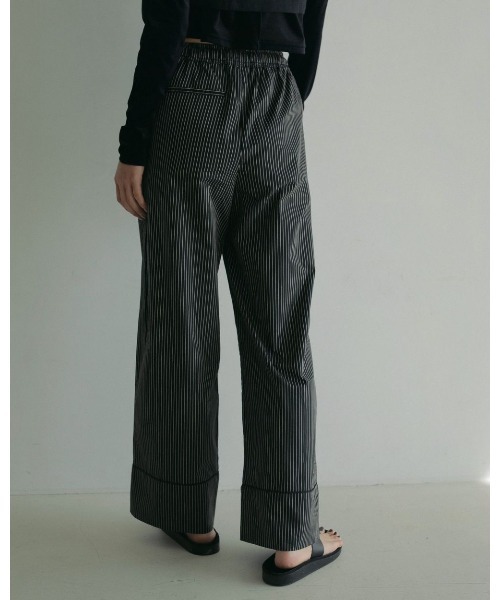 アンヌーク anuke Stripe Pajamas Pants anuke（アンヌーク） ワイドパンツ パンツ anuke Stripe Pajamas Pants