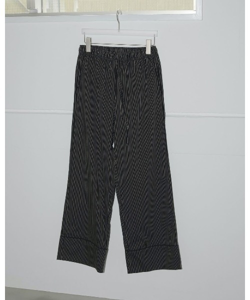 anuke（アンヌーク） ワイドパンツ パンツ anuke Stripe Pajamas Pants