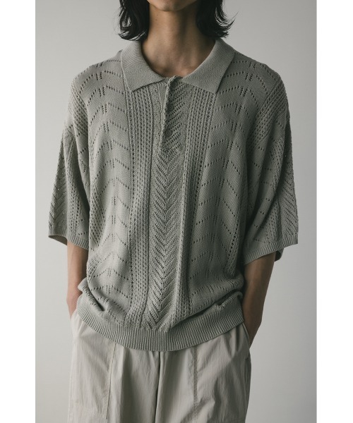 STYLEMIXER（スタイルミキサー） セーター ニット クロシェニットポロ