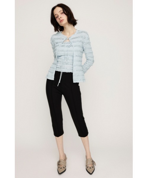 トップス SLY FRONT RIBBON FRILL 2P SLY | FRONT ZIP JQ トップス (Tシャツ・カットソー(長袖