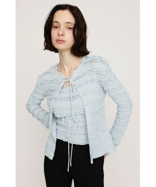 meg aikawa openshut フリルリボンロングTシャツ レビュー高評価の商品!の商品をすべて openshut aikawa meg