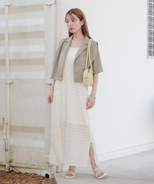 極美品♡ルネ♡ふくれジャガードワンピース リブニット ＆ 膨れジャガード ワンピース ｜ ニットワンピース