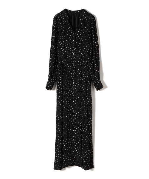 [SHIPS] длинный рукав One-piece SMALL черный женский 