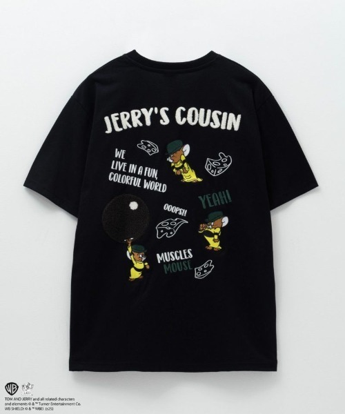 tシャツ TOM＆JERRY バックサガラ刺繍T メンズ レディース : ZOZOTOWN