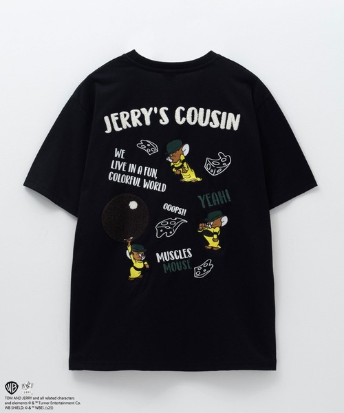 tシャツ TOM＆JERRY バックサガラ刺繍T メンズ レディース : ZOZOTOWN