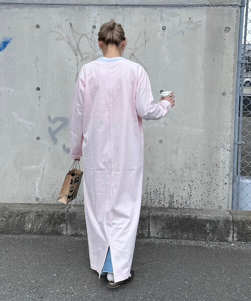 定価以下‼️PON企画　クルーネックロングカットワンピース　Lサイズ CIAOPANIC TYPY ワンピース 「PON企画」クルーネックロング