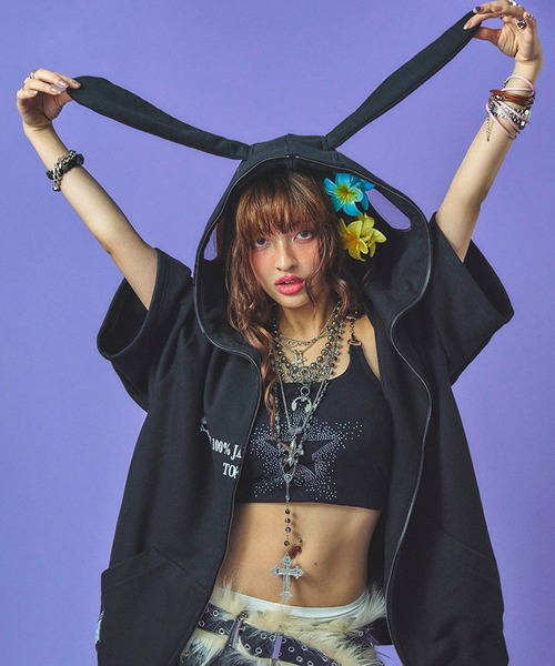 ⭐︎ガルフィー民族系ダボダボパーカー　黒XL☆ GALFY】部族系ダブダブパーカー | OUR BRAND,GALFY | PRESSING
