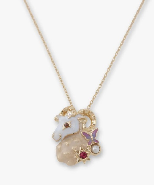 【ANNA SUI】即対応 牡羊座モチーフ ネックレス ANNA SUI ネックレス 牡羊座モチーフ レディース : ZOZOTOWN