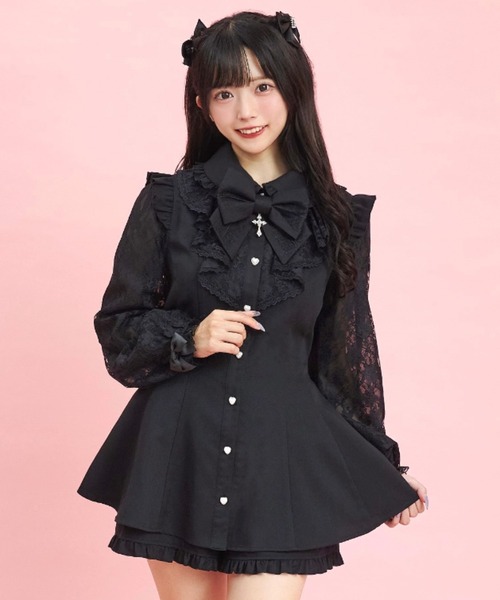Secret Honey ♥ セットアップ ピンク シークレットハニー Secret Honey サイドアップヘムセットアップ