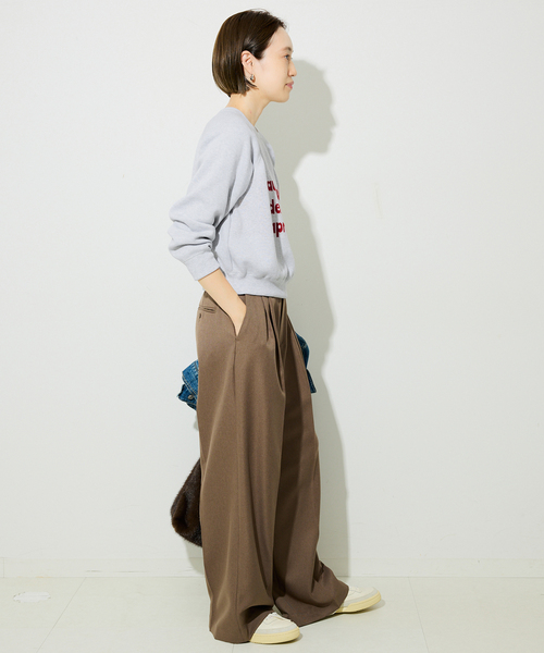 【SLOBE IENA】スムースオーバーニット 追加予約》スムースオーバーニット（ニット／セーター）｜SLOBE