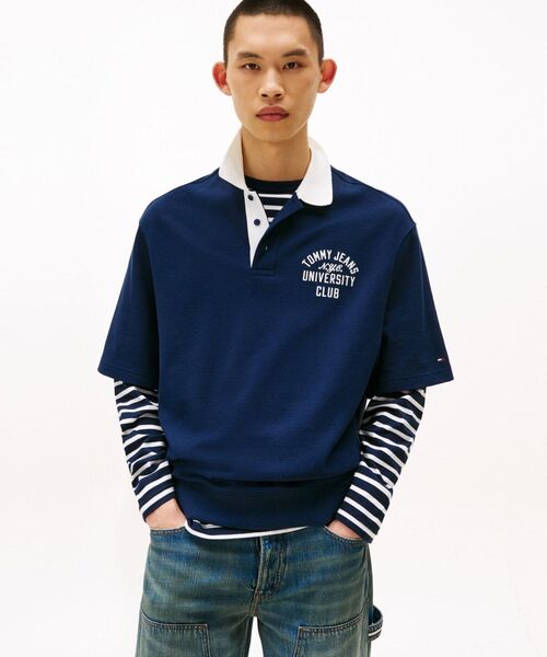 BOSS 90s ポロシャツ TOMMY JEANS ポロシャツ 90sグラフィックショートスリーブ
