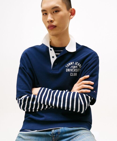 TOMMY JEANS（トミー・ジーンズ） ポロシャツ 90sグラフィックショート