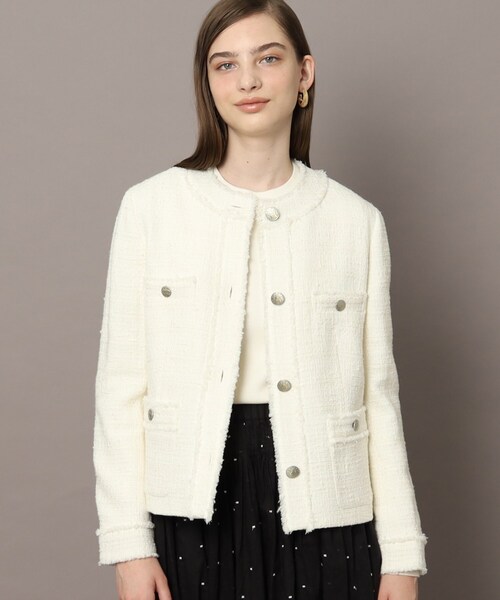 DRESSTERIOR（ドレステリア） ツイードジャケット 36 オフホワイト