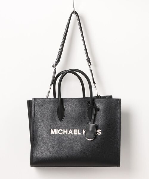 MICHAEL KORS トートバッグ MIRELLA EW Michael Kors Mirella Medium EW Tote, Vanilla MK Signature