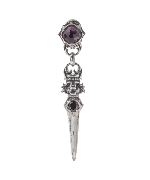 ARTEMIS KINGS クロスピアス(片耳用) 美品 メンズ シルバー925 ARTEMIS KINGS クロスピアス(片耳用) 美品 メンズ シルバー925