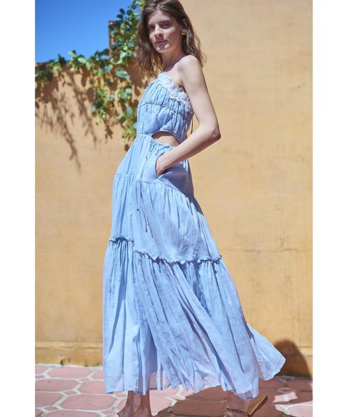 Estella.K ドレス　ワンピース　Dress Veronica Belted Dress スタンドレースシャツドレス（ワンピース