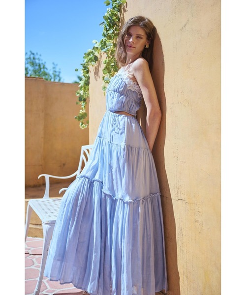 Estella.K Isabella long dress リネン ワンピース Isabella Long Dress リネンタックドレス（ワンピース