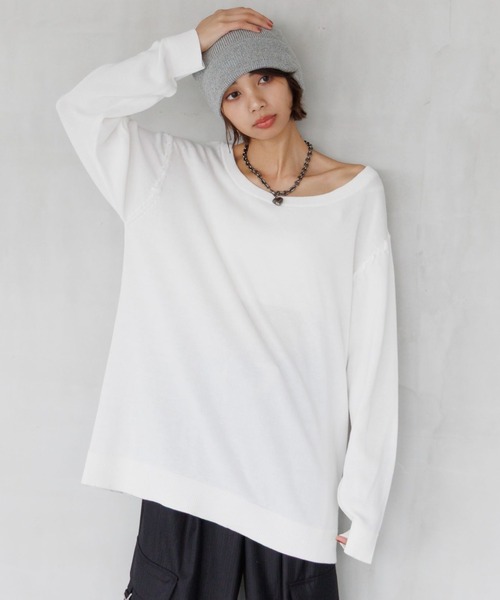 PAGEBOY（ページボーイ） tシャツ ヴィンテージピグメントオフショル