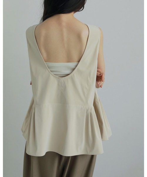 anuke tシャツ Uneck Peplum Tops レディース : ZOZOTOWN Yahoo
