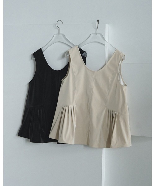 お値下げ！anuke Uneck Peplum Tops anuke（アンヌーク） tシャツ Uneck Peplum Tops レディース