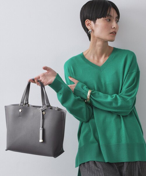 OPAQUE.CLIP トートバッグ 「2WAY/名品」バイカラー3層ミドル