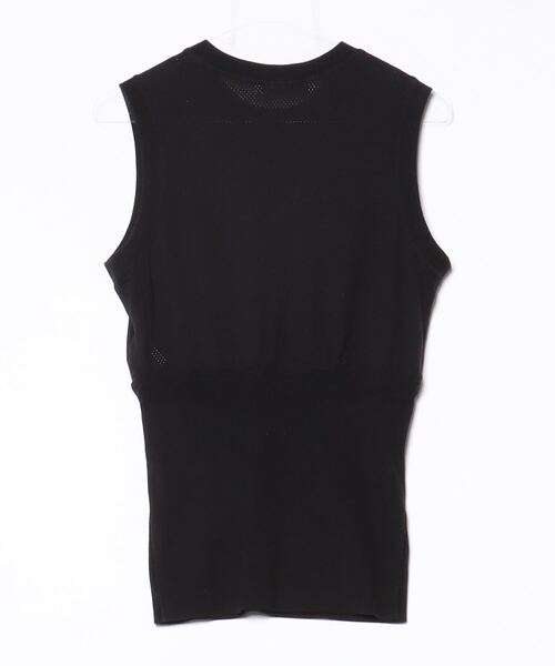 「FUMIE TANAKA」 ノースリーブトップス 1 ブラック レディース_画像2