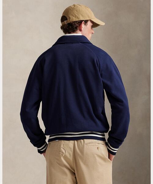 POLO RALPH LAUREN スタジャン XL 楽天市場】ポロ ラルフローレン メンズ レザー切替 スタジアム
