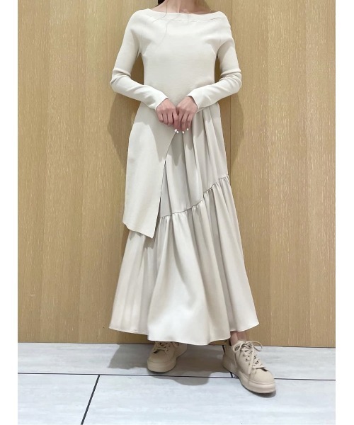 emmi コンビワンピース 0 ベージュ レディース : ZOZOTOWN Yahoo!店