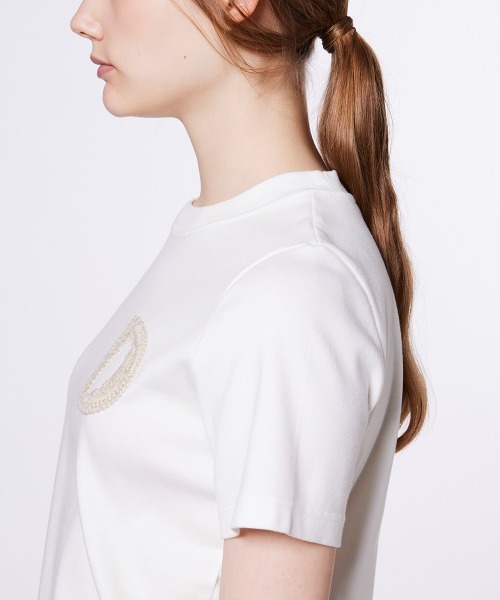 DOUBLE STANDARD CLOTHINGホワイトパールTシャツA239 DOUBLE STANDARD CLOTHING（ダブルスタンダードクロージング） tシャツ