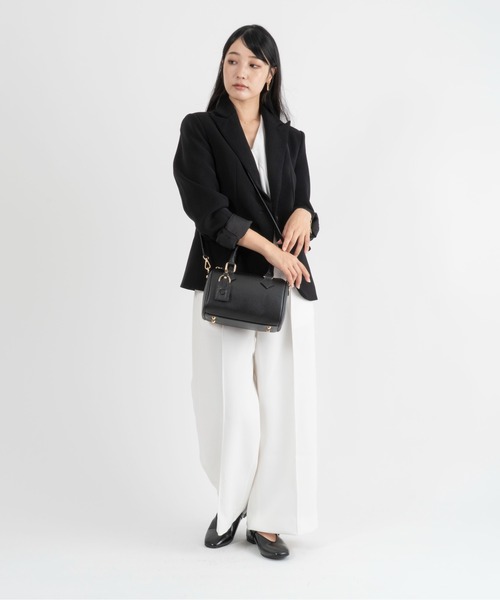 AULENTTI オウレンティ ミニボストンバッグ ショルダーバッグ 2way ショルダーバッグ バッグ 「AULENTTI/オウレンティ」2WAY レザー ミニ