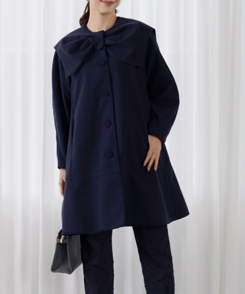 Sono（ソーノ） ノーカラーコート コート 「SONO/ソーノ」パピヨン