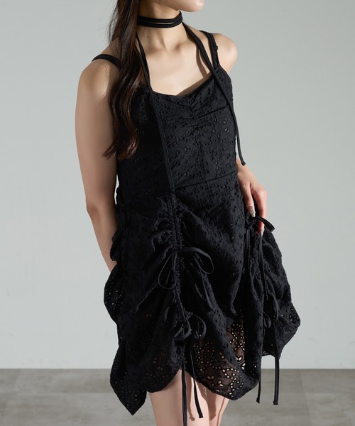 「apres jour mignon」 キャミソールブラウス X-LARGE ブラック レディース_画像2