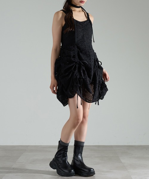 「apres jour mignon」 キャミソールブラウス X-LARGE ブラック レディース_画像7