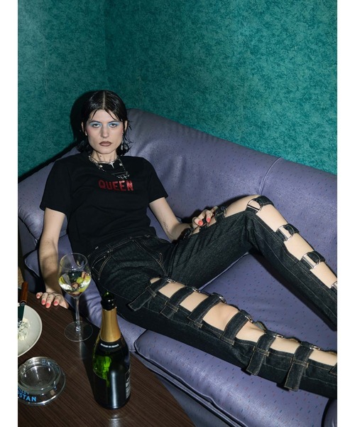 「PAMEO POSE」 半袖Tシャツ SMALL ブラック レディース_画像3