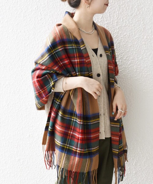 TWEED MILL（ツイードミル） ストール マフラー TWEED MILL: チェック