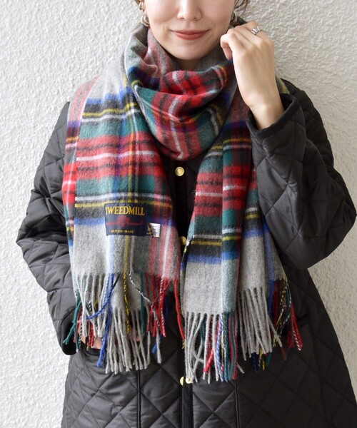 TWEED MILL（ツイードミル） ストール マフラー TWEED MILL: チェック