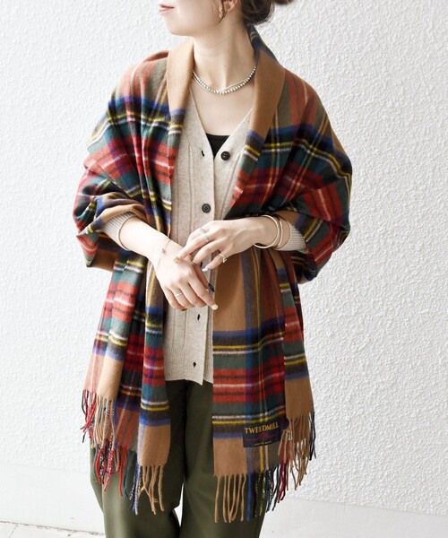 TWEED MILL（ツイードミル） ストール マフラー TWEED MILL: チェック