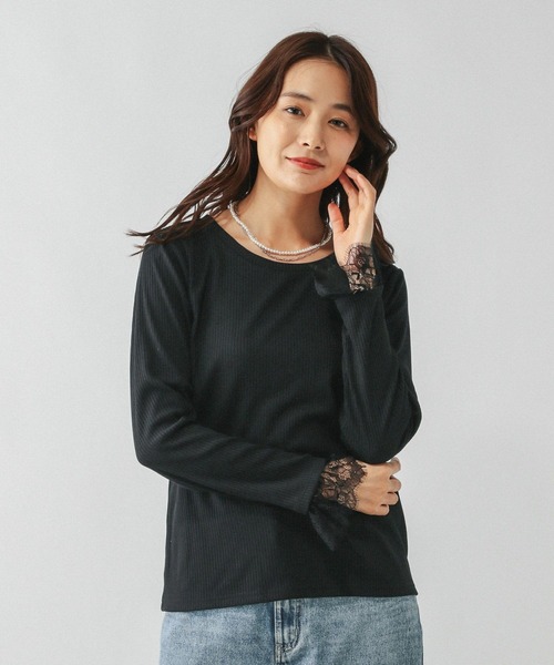 GLOBAL WORK（グローバルワーク） tシャツ Beautee袖フレア長袖/580845
