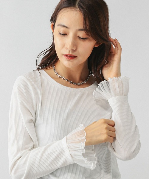 GLOBAL WORK（グローバルワーク） tシャツ Beautee袖フレア長袖/580845 
