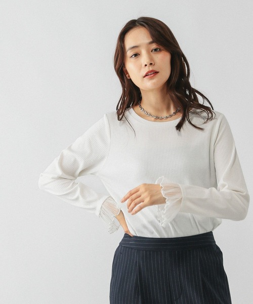 GLOBAL WORK（グローバルワーク） tシャツ Beautee袖フレア長袖/580845