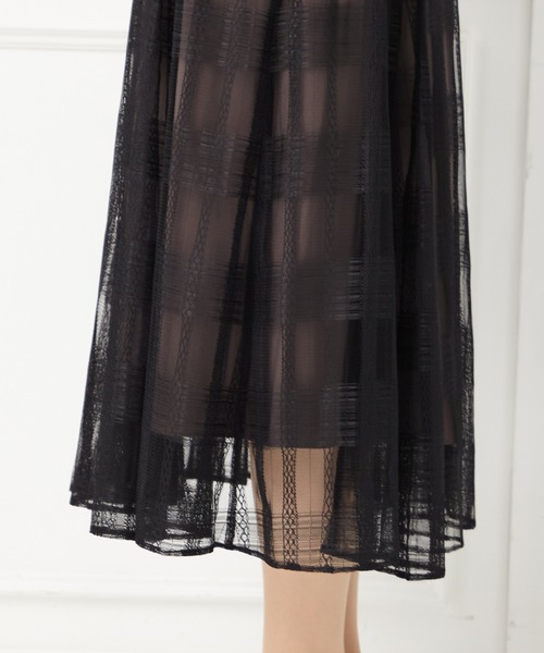 「AIMER」 半袖ワンピース LARGE ブルー レディース_画像6