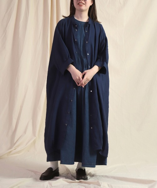 「Brocante」 半袖ワンピース 2 スモークピンク レディース_画像6