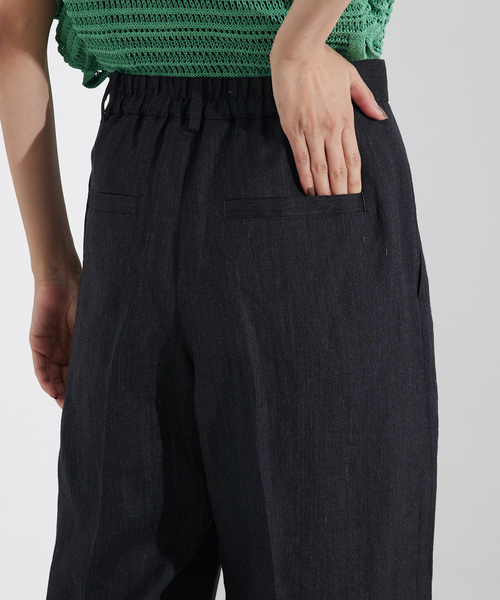 「qualite」 パンツ 36 グレイッシュベージュ レディース_画像9